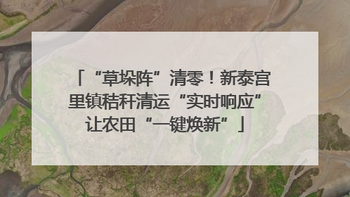“草垛阵”清零！新泰宫里镇秸秆清运“实时响应”让农田“一键焕新”